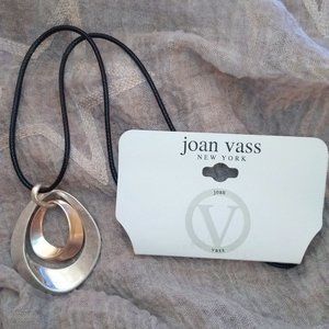 Oval Shaped Silver & Rose Gold Toned Necklace